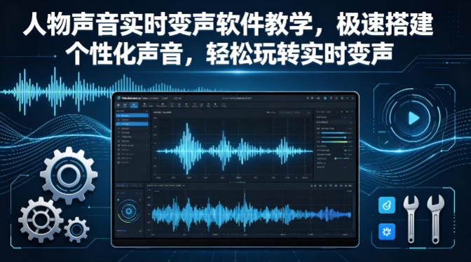 人物声音实时变声软件教学，极速搭建个性化声音，轻松玩转实时变声云辞狐 ∞ 稳定更新轻创终点站