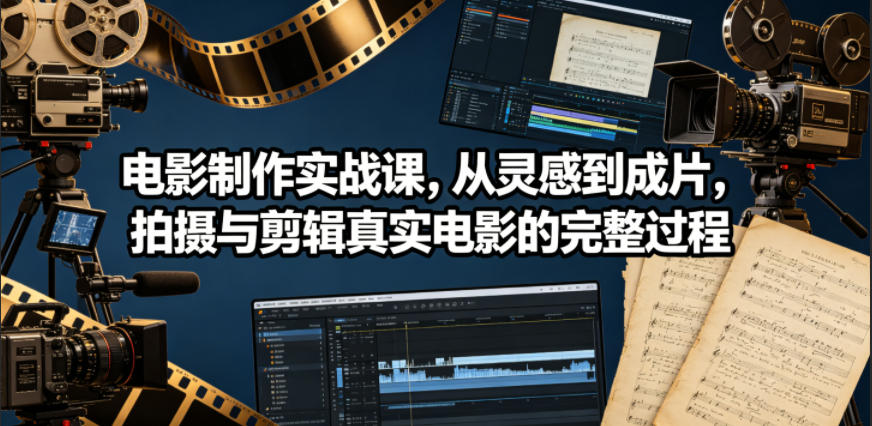 电影制作实战课，从灵感到成片，拍摄与剪辑真实电影的完整过程【原创双语字幕】云辞狐 ∞ 稳定更新轻创终点站