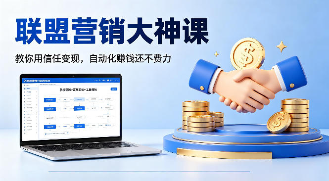 联盟营销大神课，教你用信任变现，自动化賺钱还不费力【原创双语字幕】云辞狐 ∞ 稳定更新轻创终点站