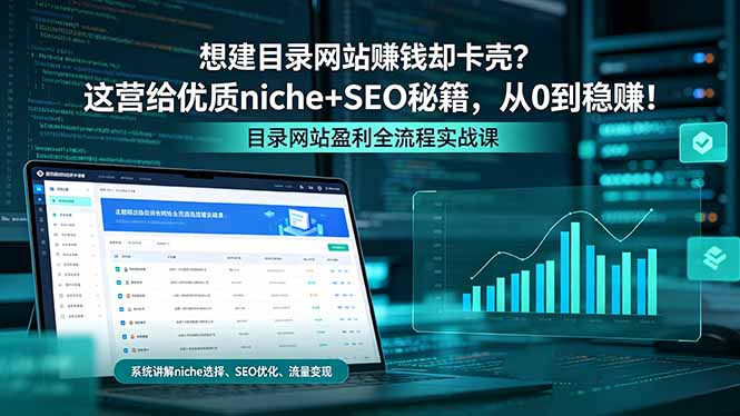 想建目录网站赚钱却卡壳？这营给优质 niche+SEO 秘籍，从 0 到稳赚！云辞狐 ∞ 稳定更新轻创终点站