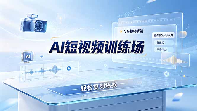 老陈AI短视频训练场：AI短视频框架+换背景SwitchXAI+首尾帧+声音生成，轻松复刻爆款云辞狐 ∞ 稳定更新轻创终点站