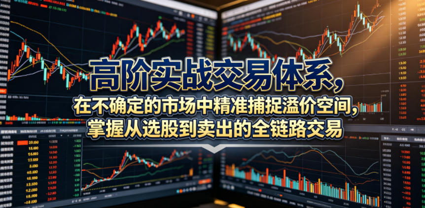 高阶实战交易体系，在不确定的市场中精准捕捉溢价空间，掌握从选股到卖出的全链路交易心法(更新6月)云辞狐 ∞ 稳定更新轻创终点站