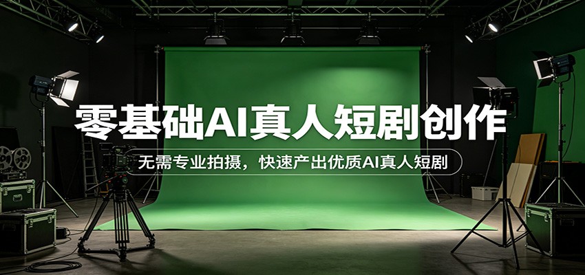 零基础AI真人短剧创作：无需专业拍摄，快速产出优质AI真人短剧云辞狐 ∞ 稳定更新轻创终点站