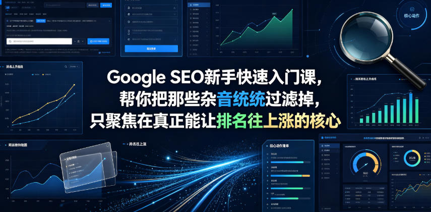 Google SEO新手快速入门课，帮你把那些杂音统统过滤掉，只聚焦在真正能让排名往上涨的核心动作【原创双语字幕】云辞狐 ∞ 稳定更新轻创终点站