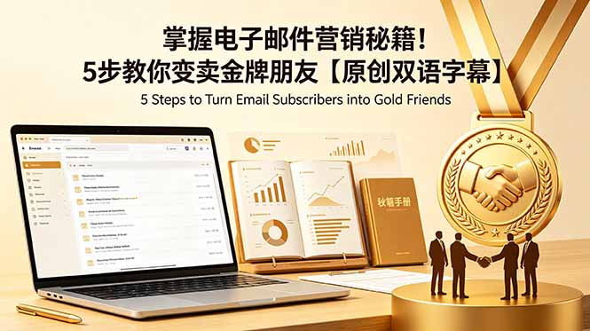 掌握电子邮件营销秘籍！5步教你变卖金牌朋友【原创双语字幕】云辞狐 ∞ 稳定更新轻创终点站
