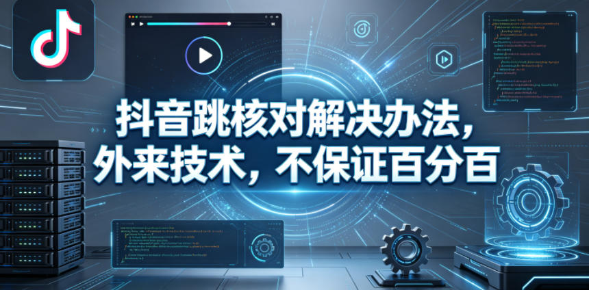 抖音跳核对解决办法，外来技术，不保证百分百云辞狐 ∞ 稳定更新轻创终点站