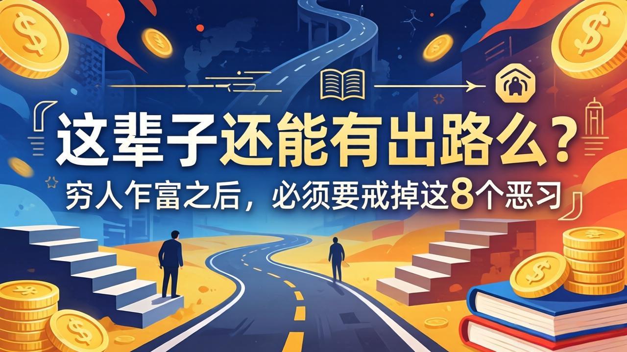 关于人生两篇付费文章【这辈子还能有出路么？】【穷人乍富之后，必须要戒掉这8个恶习】云辞狐 ∞ 稳定更新轻创终点站