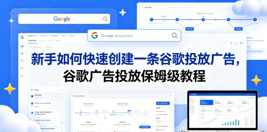 新手如何快速创建一条谷歌投放广告，谷歌广告投放保姆级教程云辞狐 ∞ 稳定更新轻创终点站
