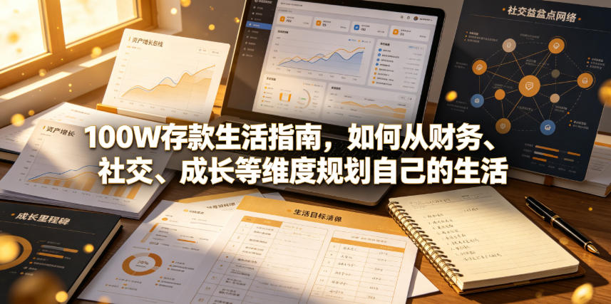 付费文章：100W存款生活指南，如何从财务、社交、成长等维度规划自己的生活云辞狐 ∞ 稳定更新轻创终点站