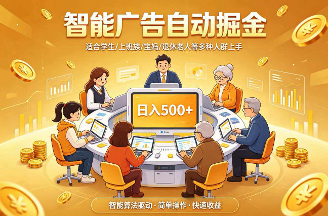 2026年最好做的项目：自动掘金项目，小白轻易上手，单日轻松收入500+【揭秘】云辞狐 ∞ 稳定更新轻创终点站