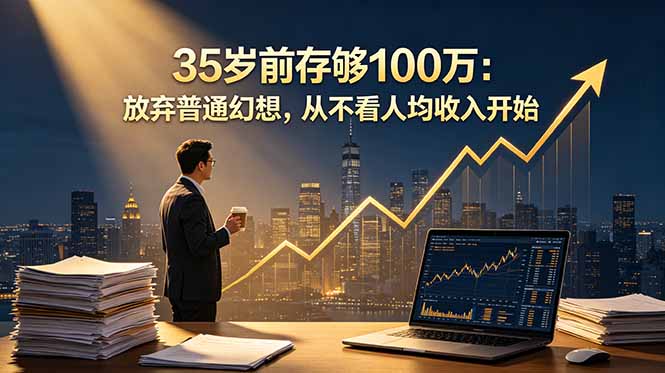 35岁前存够100万：放弃普通幻想，从不看人均收入开始云辞狐 ∞ 稳定更新轻创终点站