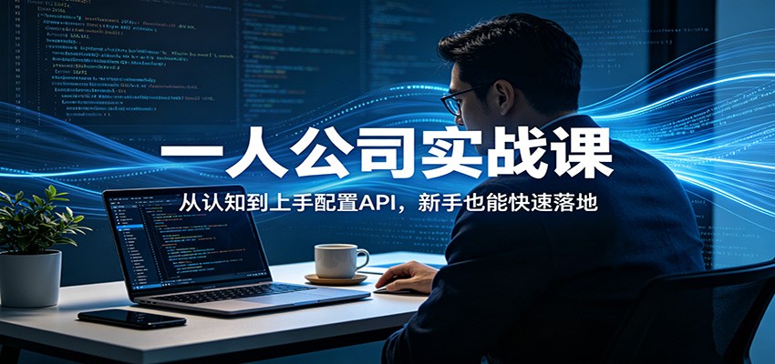 一人公司实战课：从认知到上手配置API，新手也能快速落地云辞狐 ∞ 稳定更新轻创终点站