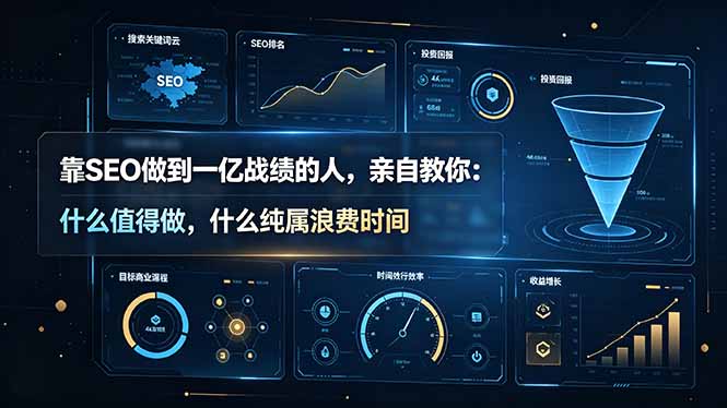 靠SEO做到一亿战绩的人，亲自教你：什么值得做，什么纯属浪费时间【原创双语字幕】云辞狐 ∞ 稳定更新轻创终点站