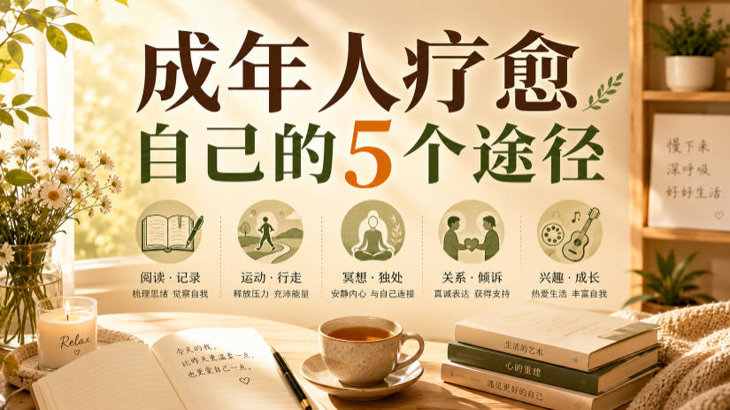 付费文章：成年人疗愈自己的5个途径云辞狐 ∞ 稳定更新轻创终点站