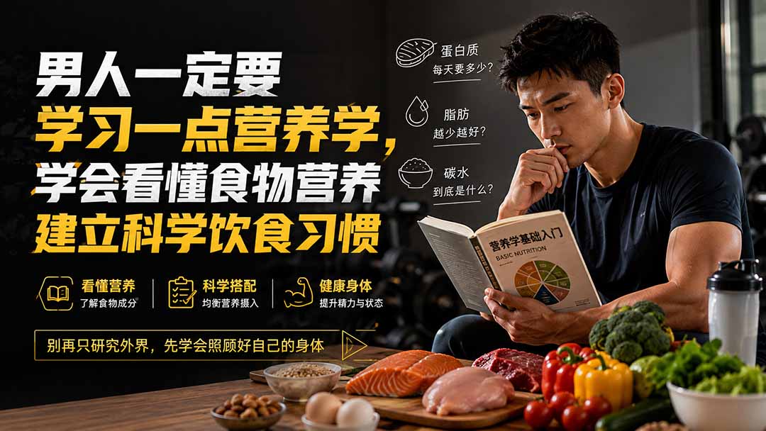 付费文章：男人一定要学习一点营养学，学会看懂食物营养建立科学饮食习惯-橙心云网创