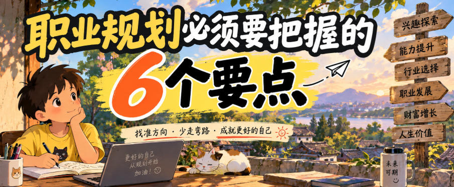 付费文章:职业规划必须要把握的6个要点-橙心云网创