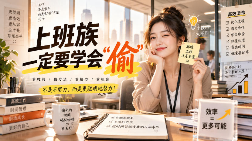 某社群精选付费文:上班族一定要学会“偷“-橙心云网创