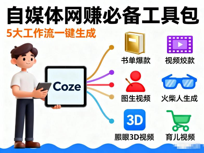 Coze工作流合集，内容一共100份左右，内容丰富，可以提供工作效率-橙心云网创