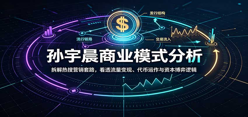 孙宇晨商业模式分析:拆解热搜营销套路,看透流量变现、代币运作与资本博弈逻辑-橙心云网创