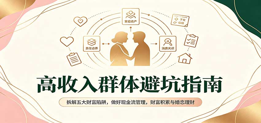 高收入群体避坑指南:拆解五大财富陷阱,做好现金流管理,财富积累与婚恋理财-橙心云网创