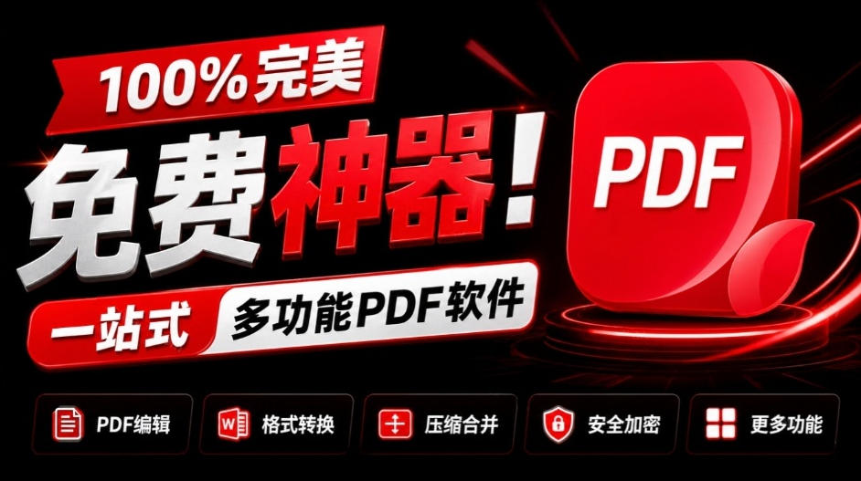 100%完美免费神器!一站式多功能PDF软件,支持PDF格式转换压缩编辑等,简约无广告,太Nice了JOPDF-橙心云网创