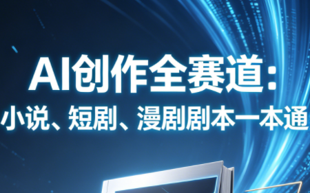 AI创作全赛道：小说、短剧、漫剧剧本一本通(更新9月)-橙心云网创