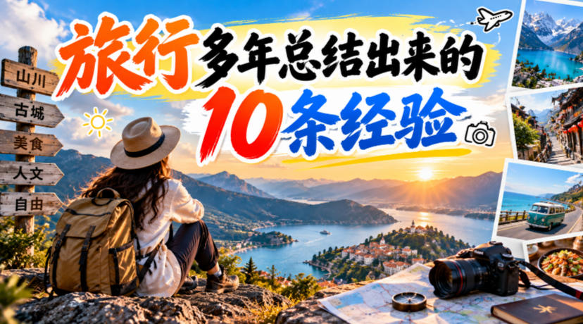 付费文章:旅行多年总结出来的10条经验-橙心云网创
