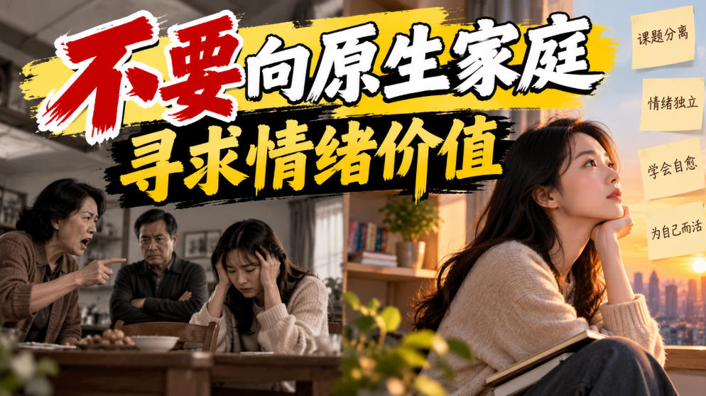 某公众号付费文章：不要向原生家庭寻求情绪价值-橙心云网创