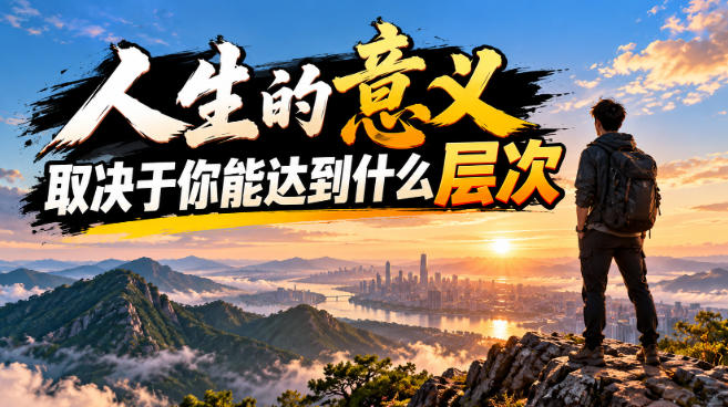 某公众号付费文章:人生的意义,取决于你能达到什么层次-橙心云网创
