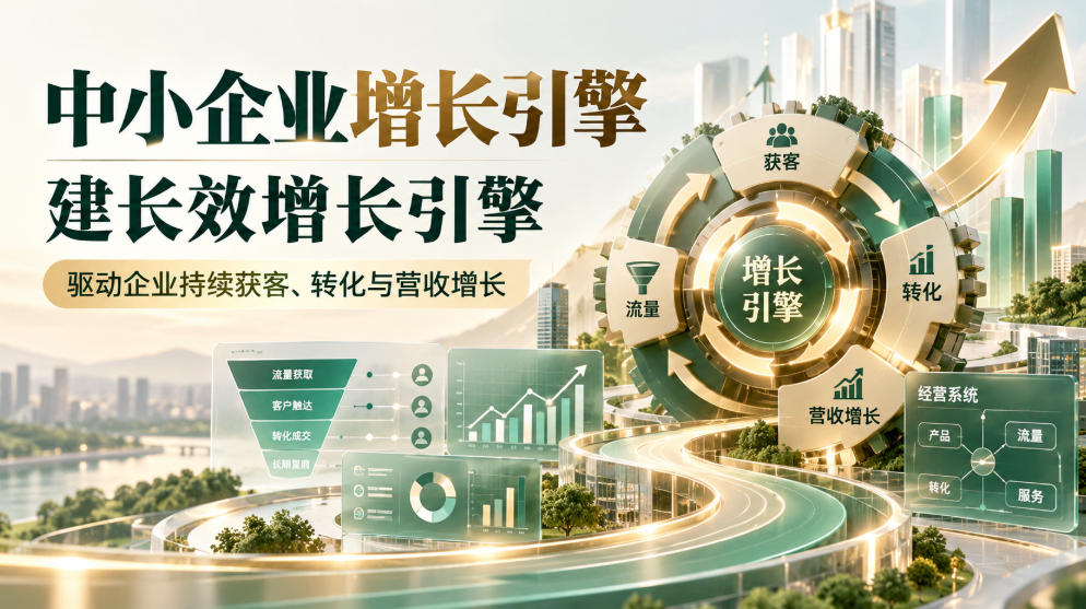中小企业增长引擎,建长效增长引擎,驱动企业持续获客、转化与营收增长-橙心云网创