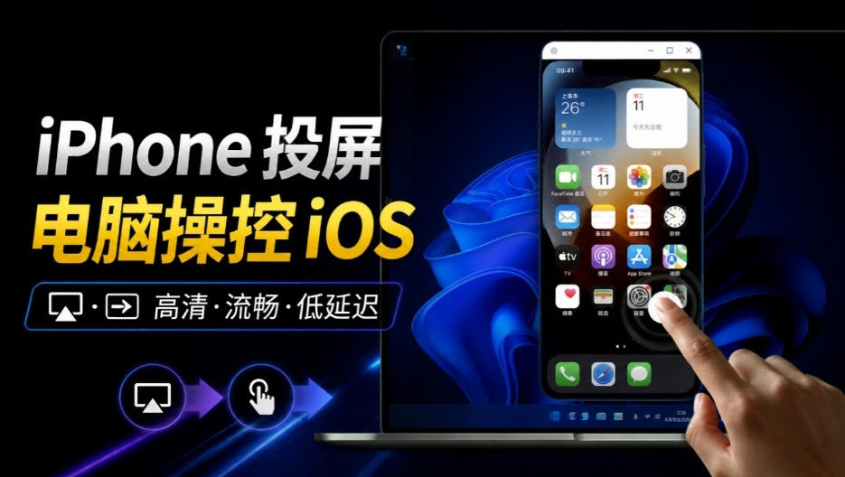 iPhone投屏到Windows电脑,还支持操控IOS系统,多台设备能同时上屏,有点意思iPhoneMirror-橙心云网创