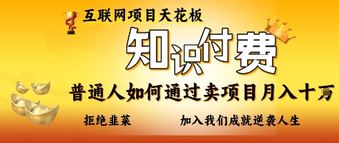 互联网项目天花板，知付付费项目，普通人如何通过卖项目月入十个，拒绝韭菜【揭秘】云辞狐 ∞ 稳定更新轻创终点站