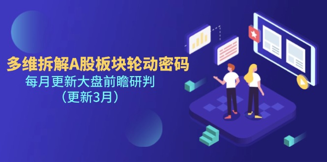 (14213期)多维拆解A股板块轮动密码,每月更新大盘前瞻研判(更新3月)-橙心云网创
